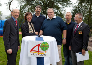 v.l. Rainer Bovermann, Dagmar Goch, Thomas Stiller, Barthel Schaefer, Marc Hammacher und Wolfgang Cech