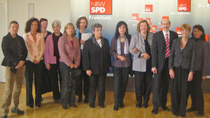 Gruppenfoto mit Prof. Dr. Rainer Bovermann