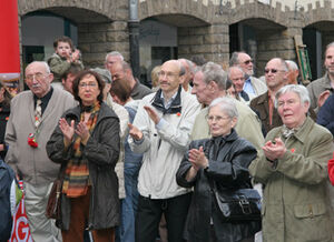 Mitte MdL Bovermann, links: Hattingens Bürgermeisterin Dr. Dagmar Goch