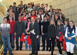 Schülerinnen und Schüler der Realschule Grünstraße