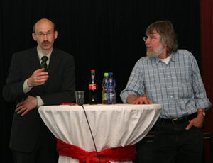 Prof. Dr. Rainer Bovermann und Dr. Rainer Kogelheide