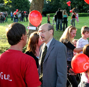 Prof. Dr. Rainer Bovermann auf dem Seefest in Wetter