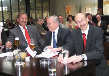 Harald Schartau, Uli Schmidt und Rainer Bovermann